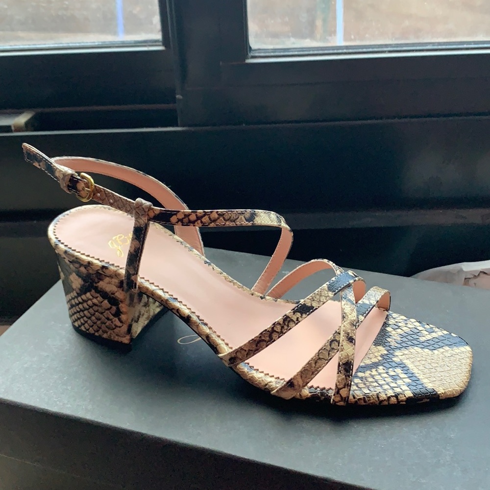 J Crew Block Heel Sandal